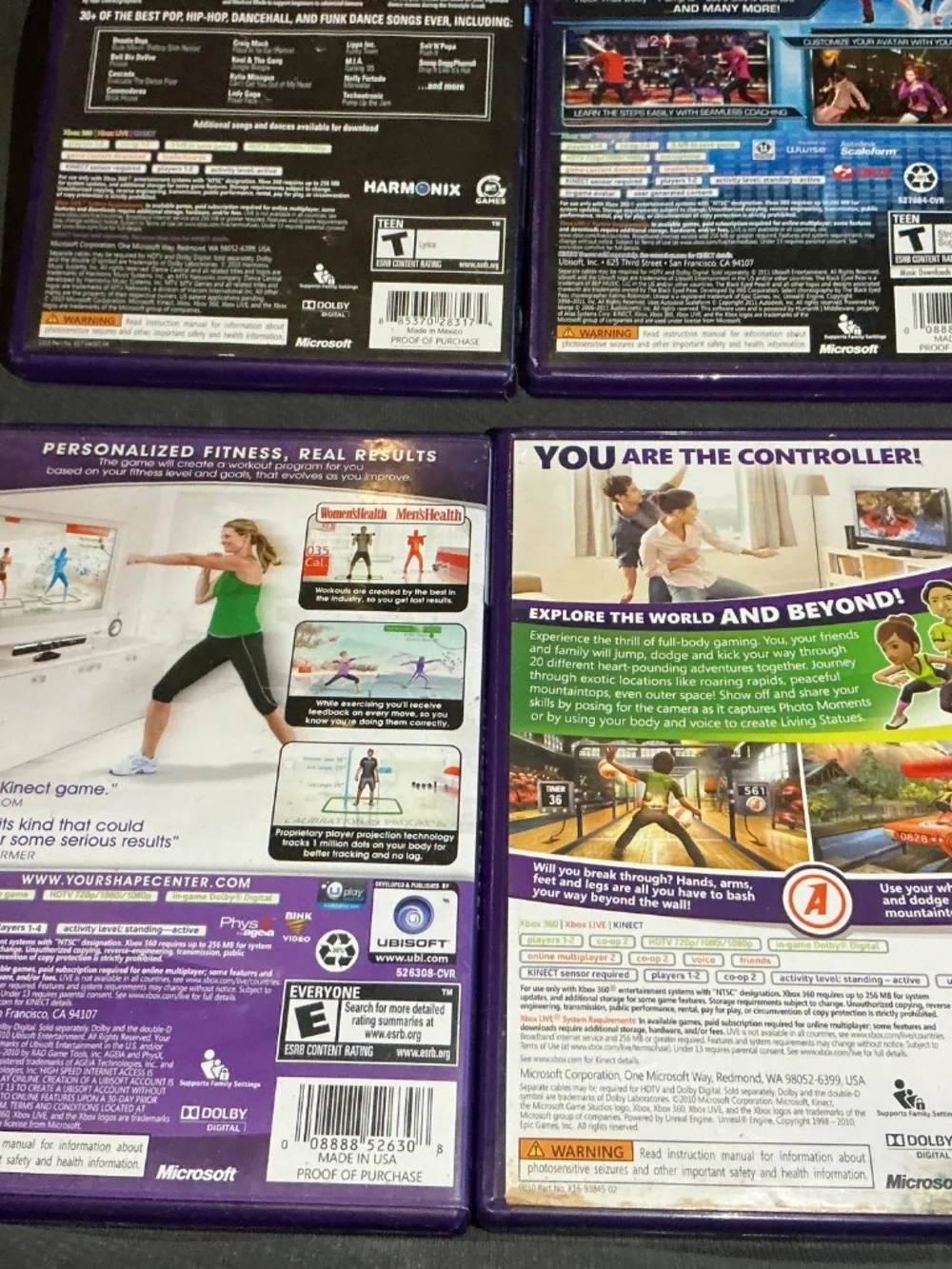 Xbox kinect adventures